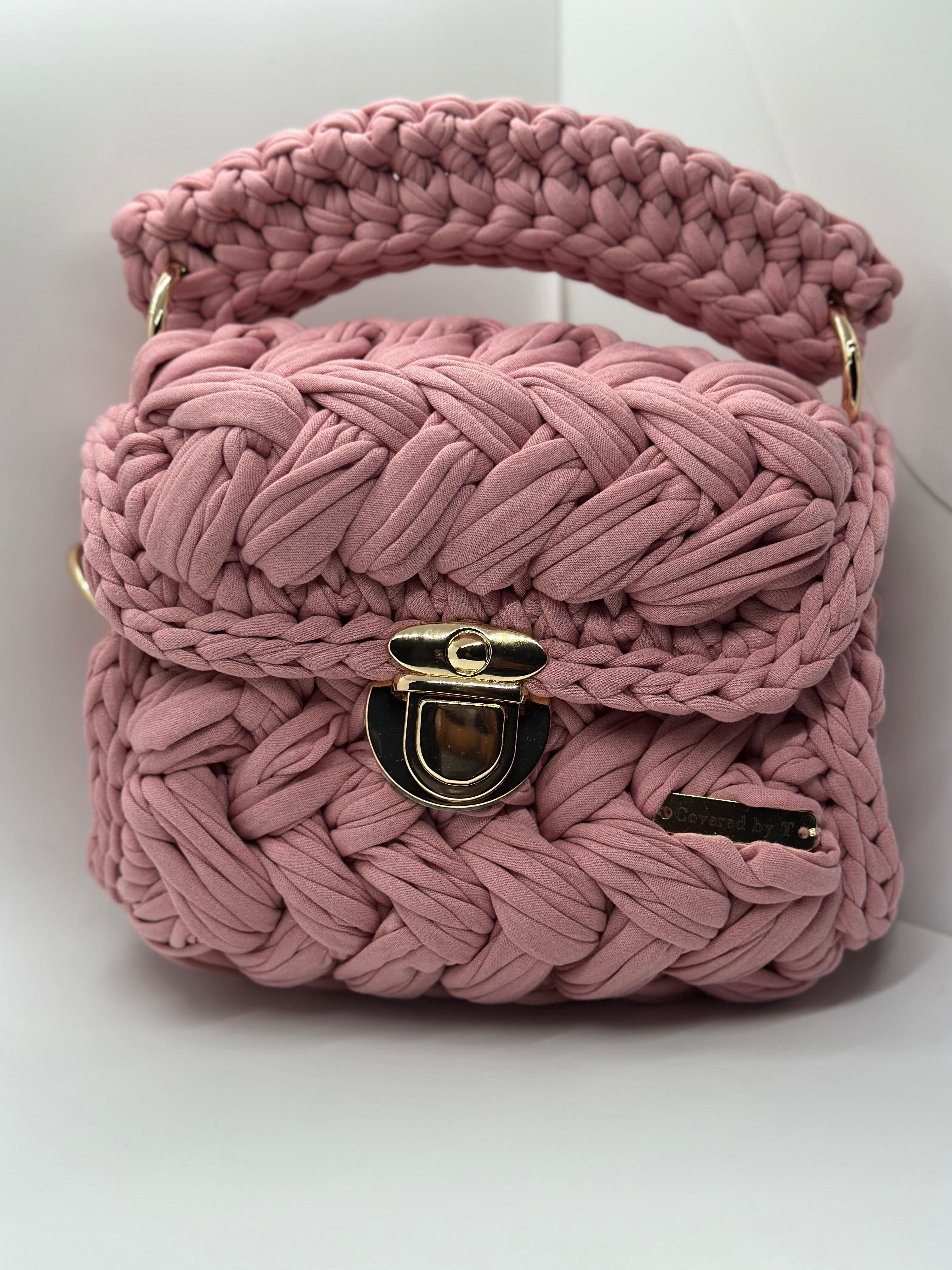 Puff Stitch Crochet Handbag