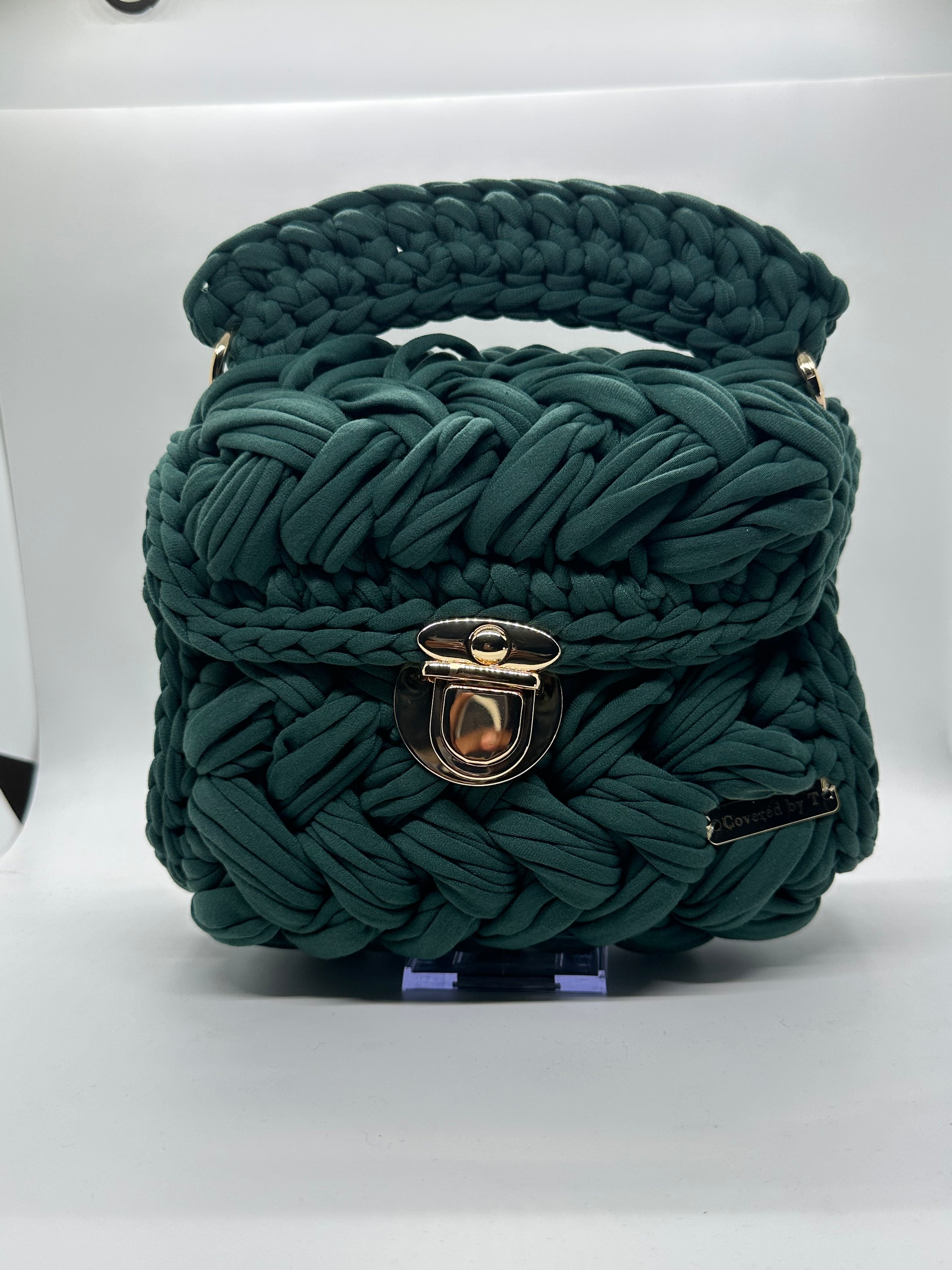 Puff Stitch Crochet Handbag