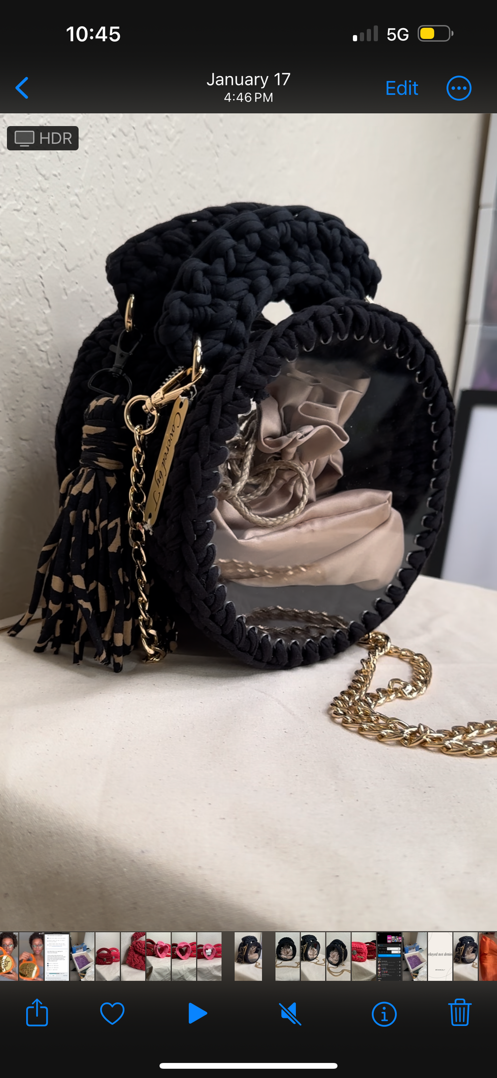 Clear & Classy handbag