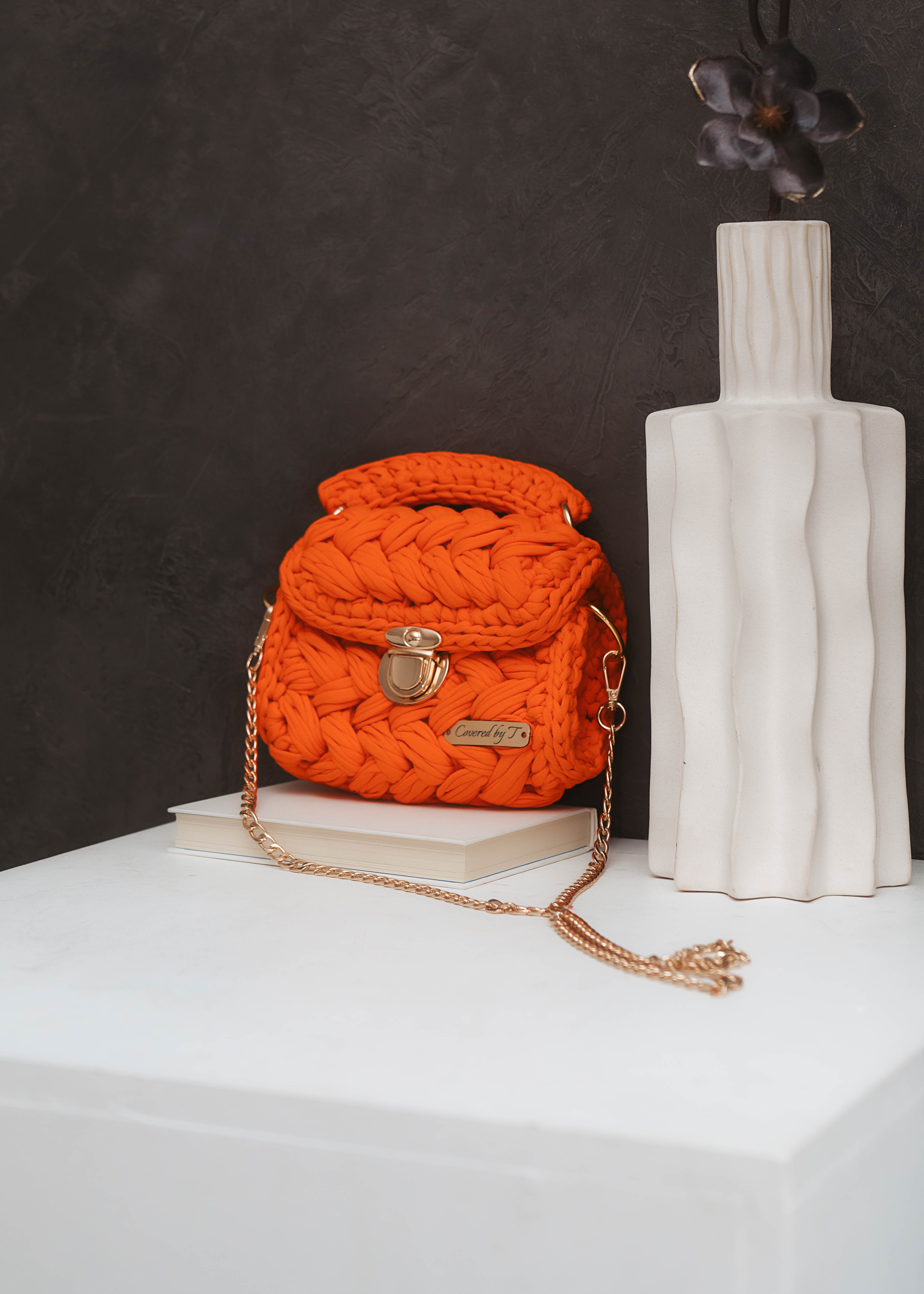Puff Stitch Crochet Handbag