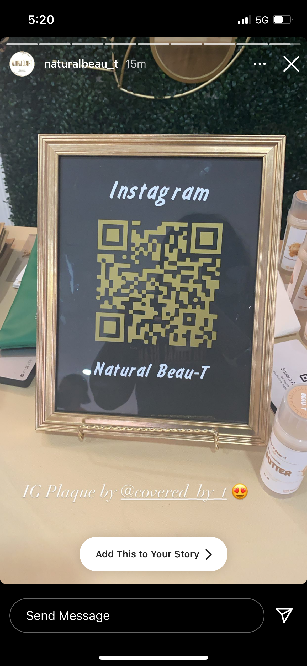 Custom Business Promo Plaque