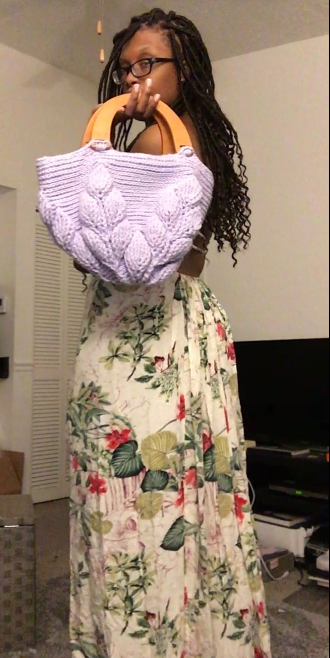 Leaf tote bag